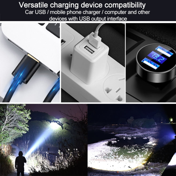 W5201-1 19 LEDs 3200LM Super Bright Rechargeable Flashlight, W5201-1