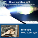 W5201-1 19 LEDs 3200LM Super Bright Rechargeable Flashlight, W5201-1