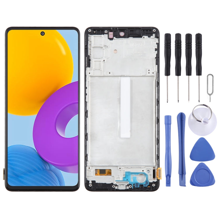 OLED LCD Screen Digitizer Full Assembly with Frame, For Samsung Galaxy A15 5G SM-A156B 6.43inch, For Samsung Galaxy A15 5G SM-A156B 6.36inch, For Samsung Galaxy A15 4G SM-A155F 6.36inch, For Samsung Galaxy A15 4G SM-A155F 6.43inch                      ... For Samsung Galaxy M52 5G SM-M526B 6.43inch