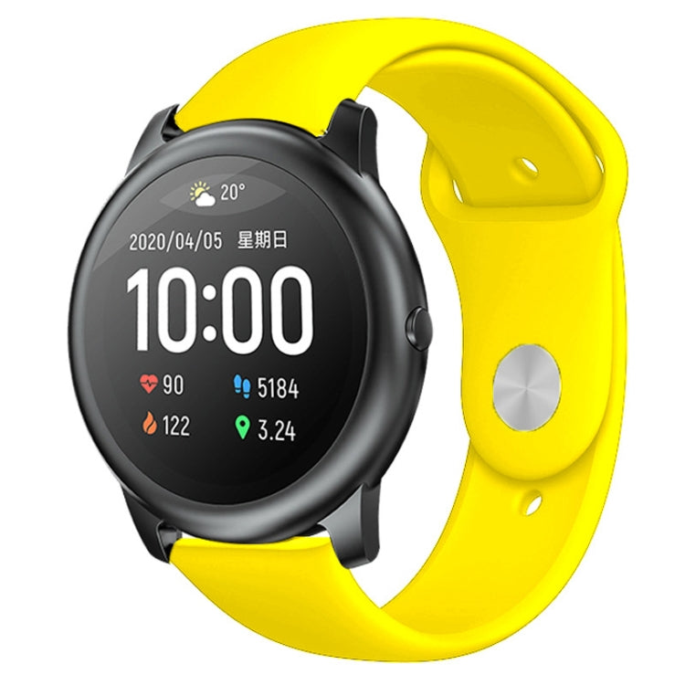 Silicone Reverse Buckle Replacement Wrist Strap, For Xiaomi Haylou Solar