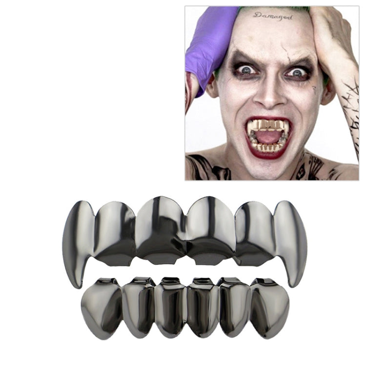 Real Gold Electroplating Halloween Decoration Denture And Tusk Suit COS Props