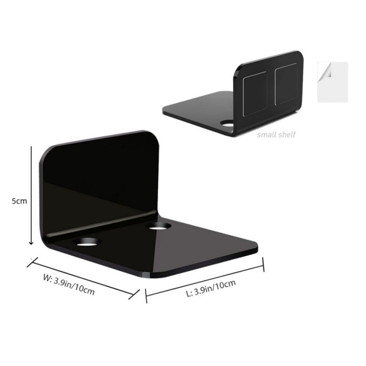YX113 3pcs Acrylic Small Wall Mount