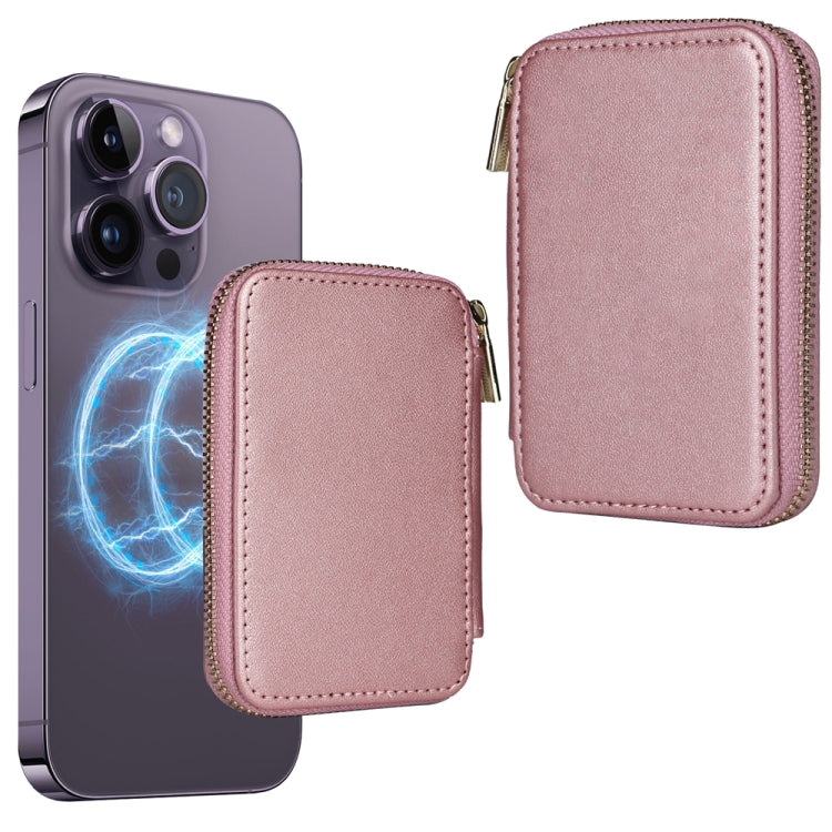 HS-005 MagSafe Magnetic Zipper Card Bag Mobile Phone Back Sticker