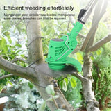 21V Portable Rechargeable Electric Lawn Mower Weeder, EU Plug, US Plug