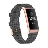 Braided Nylon Strap Plastic Head, Size: Free Size, For Fitbit Charge 4 / Charge 3 / Charge3 SE