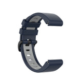 Silicone Two-color Strap, For Garmin Fenix 6S