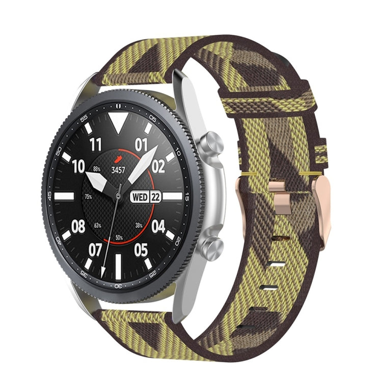 Woven Nylon Textured Strap, Size: Free Size 20mm, For Galaxy Watch 3 41mm