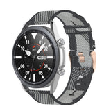 Woven Nylon Textured Strap, Size: Free Size 20mm, For Galaxy Watch 3 41mm