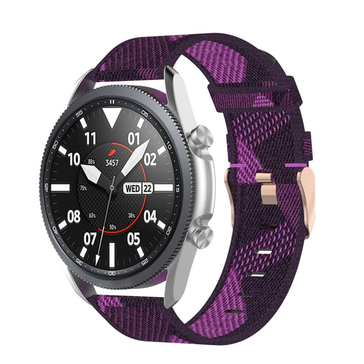 Woven Nylon Textured Strap, Size: Free Size 20mm, For Galaxy Watch 3 41mm