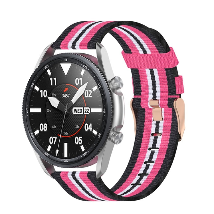 Woven Nylon Textured Strap, Size: Free Size 20mm, For Galaxy Watch 3 41mm
