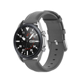 Round Tail Leather Strap, Size: Free Size 20mm, For Galaxy Watch 3 41mm