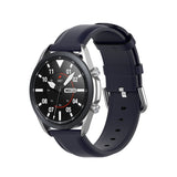 Round Tail Leather Strap, Size: Free Size 20mm, For Galaxy Watch 3 41mm