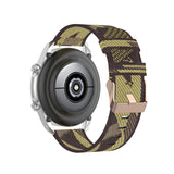 Woven Nylon Textured Strap, Size: Free Size 22mm, For Galaxy Watch 3 45mm