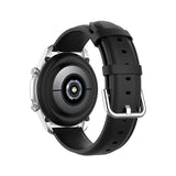 Round Tail Leather Strap, Size: Free Size 22mm, For Galaxy Watch 3 45mm