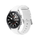 Round Tail Leather Strap, Size: Free Size 22mm, For Galaxy Watch 3 45mm