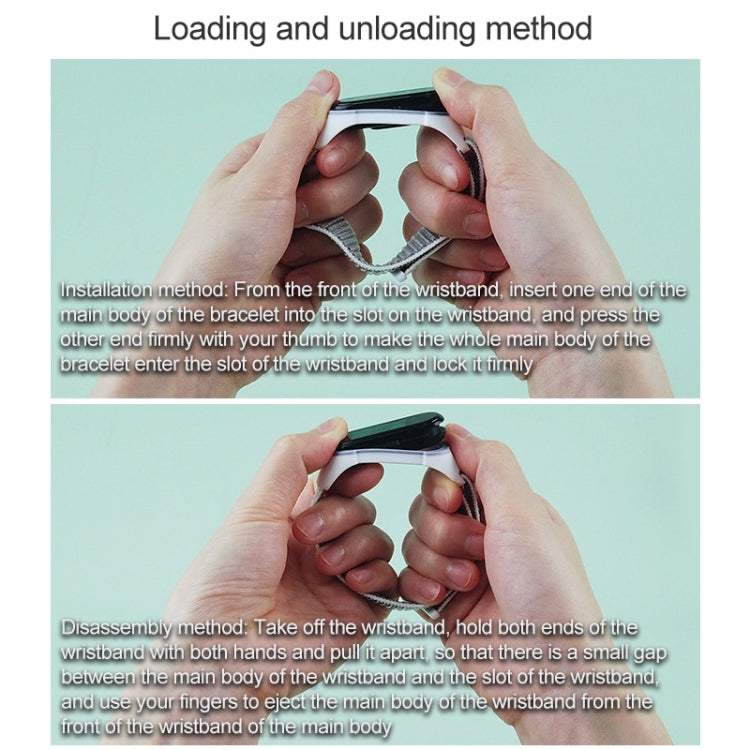 For Xiaomi Mi Band 5 / 4 / 3 Nylon Replacement Strap Watchband