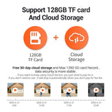 ESCAM QF518 5MP Smart WiFi IP Camera, Support AI Humanoid Detection / Auto Tracking / Dual Light Night Vision / Cloud Storage / Two Way Audio / TF Card, EU Plug, US Plug, UK Plug, AU Plug