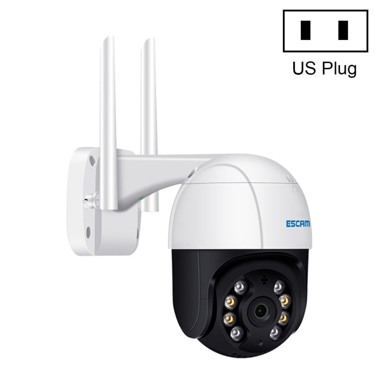 ESCAM QF518 5MP Smart WiFi IP Camera, Support AI Humanoid Detection / Auto Tracking / Dual Light Night Vision / Cloud Storage / Two Way Audio / TF Card, EU Plug, US Plug, UK Plug, AU Plug US Plug