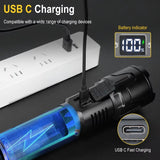 S2301 30W White Laser Wick 1000LM Telescopic Zoom LED Flashlight, S2301