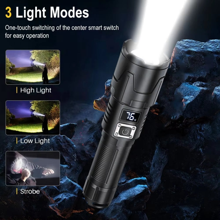 S2301 30W White Laser Wick 1000LM Telescopic Zoom LED Flashlight, S2301