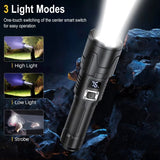 S2301 30W White Laser Wick 1000LM Telescopic Zoom LED Flashlight, S2301