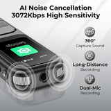 S2 Smart Noise Reduction Convenient Voice Recorder, 64GB