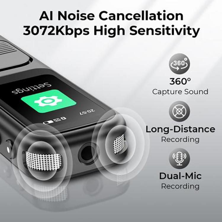 S2 Smart Noise Reduction Convenient Voice Recorder, 64GB
