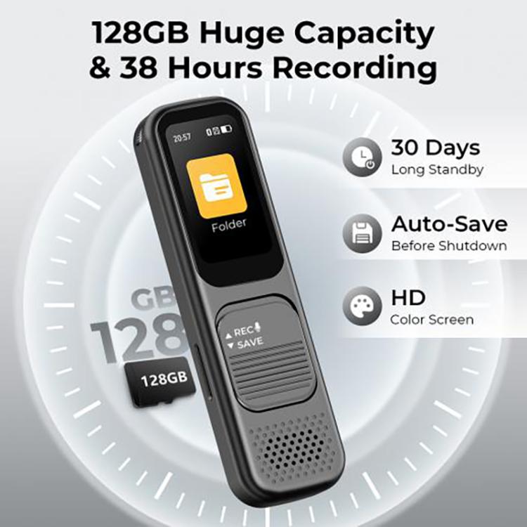 S2 Smart Noise Reduction Convenient Voice Recorder, 64GB