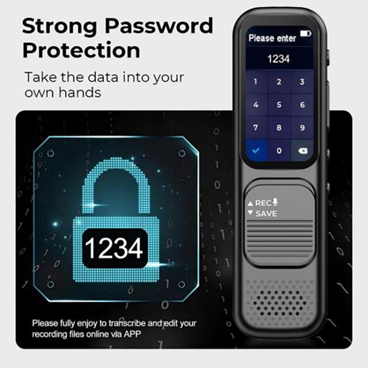 S2 Smart Noise Reduction Convenient Voice Recorder, 64GB