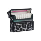 For IQOS Series Electronic Cigarette Grooved Leather PC Storage Box