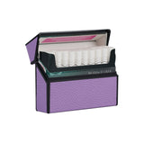 For IQOS Series Electronic Cigarette Grooved Leather PC Storage Box