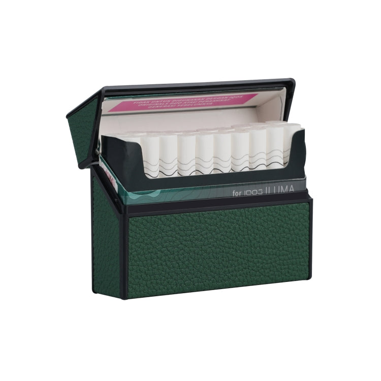 For IQOS Series Electronic Cigarette Grooved Leather PC Storage Box