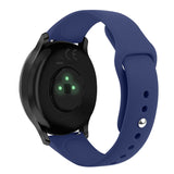 Solid Color Reverse Buckle Silicone Strap, Size: Large Size, For Garmin Vivoactive 3 / Vivomove HR