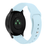Solid Color Reverse Buckle Silicone Strap, Size: Large Size, For Garmin Vivoactive 3 / Vivomove HR