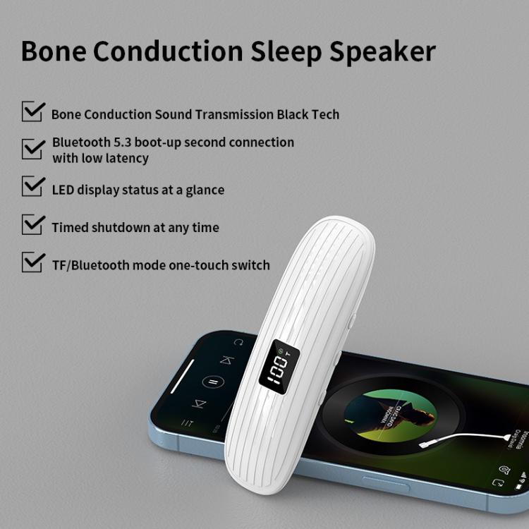 QY10-B Bone Conduction Bluetooth 5.3 Sleep Speaker, QY10-B