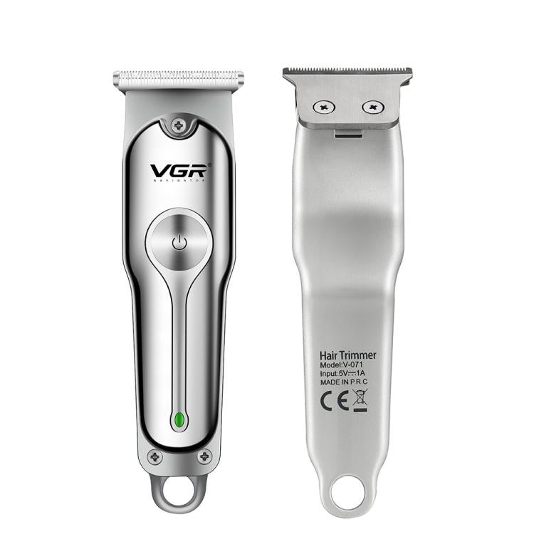 VGR V-071 5W Carbon Steel Blade USB Electric Hair Clipper, V-071