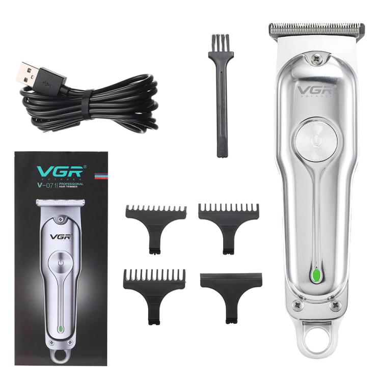 VGR V-071 5W Carbon Steel Blade USB Electric Hair Clipper, V-071