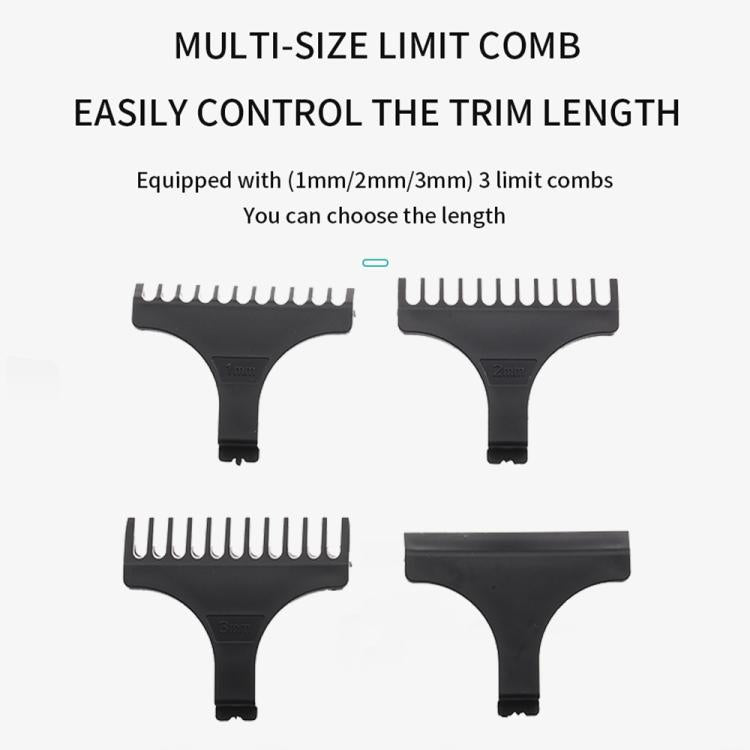 VGR V-071 5W Carbon Steel Blade USB Electric Hair Clipper, V-071