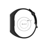 Metal Buckle Silicone Strap, Size: Free Size, For Huawei Honor Band 5i / Band 4