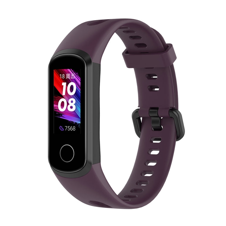 Metal Buckle Silicone Strap, Size: Free Size, For Huawei Honor Band 5i / Band 4