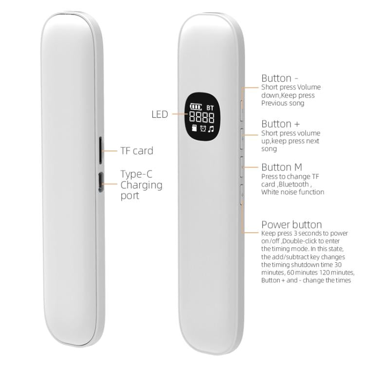 BLD07 Bone Conduction Bluetooth 5.4 Sleep Speaker