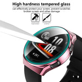 2 in 1 Tempered Glass Screen Protector + Fully Plating PC Case, For Huawei Watch GT2e