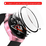 2 in 1 Tempered Glass Screen Protector + Fully Plating PC Case, For Huawei Watch GT2e