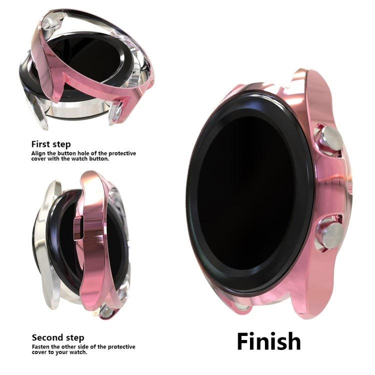 Electroplating Hollow Half-pack TPU Protective Case, For Samsung Galaxy Watch 3 41mm, For Samsung Galaxy Watch 3 45mm