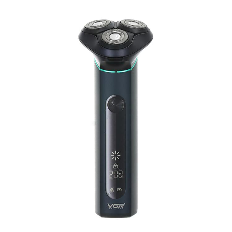 VGR V-310 Digital Display Three-blade IPX7 Electric Shaver, V-310