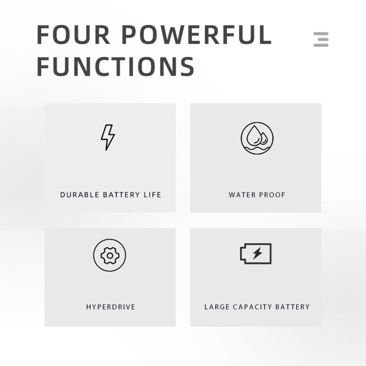 VGR V-310 Digital Display Three-blade IPX7 Electric Shaver, V-310