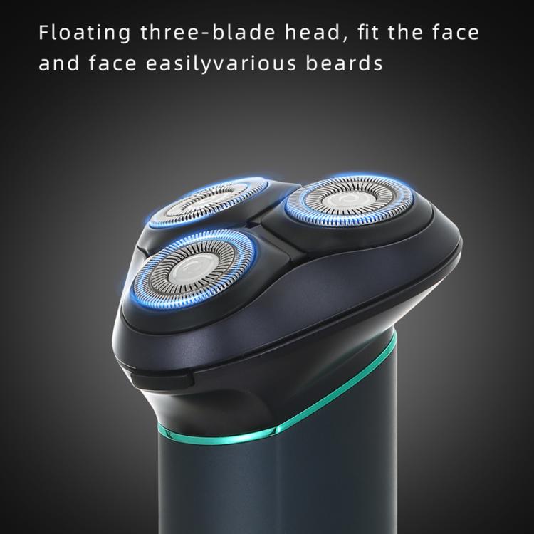 VGR V-310 Digital Display Three-blade IPX7 Electric Shaver, V-310