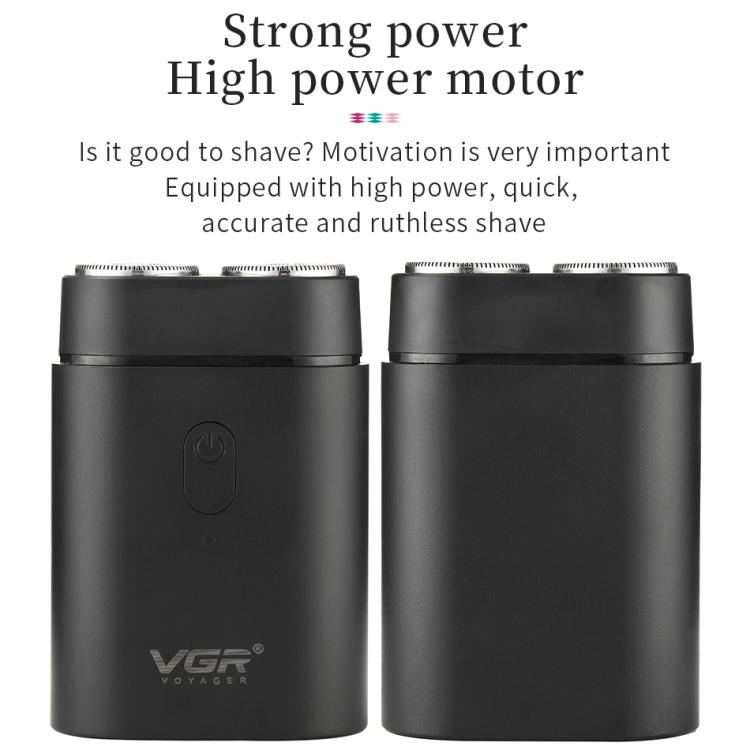 VGR V-341 Rotating 2 Cuttter Head Portable Electric Shaver, V-341