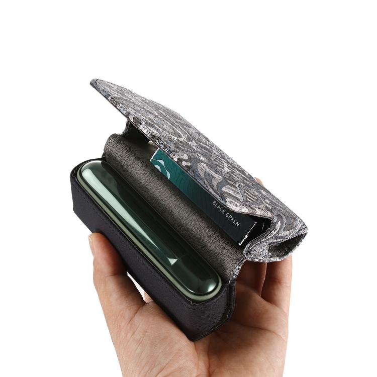 Electronic Cigarette Square Cashew Flower Magnetic Absorption Bag, For IQOS ILUMA / ILUMA i / 3 DUO