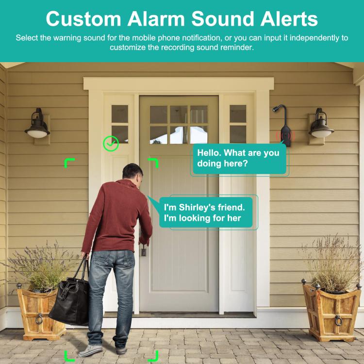 QJ700 1080P HD WiFi Panoramic 360-degree Snake Tube Camera, Support Motion Detection